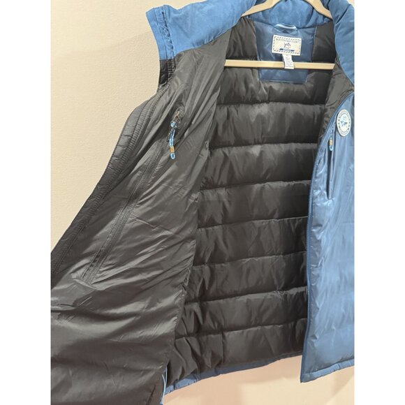 Mens Southern Tide Sport The Skipjack XL Duck Down Feather Vest Blue Nylon - Picture 7 of 10
